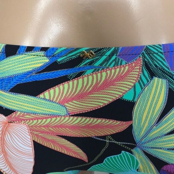 New. PILYQ multicolored palm leaf bikini. - Picture 8 of 13